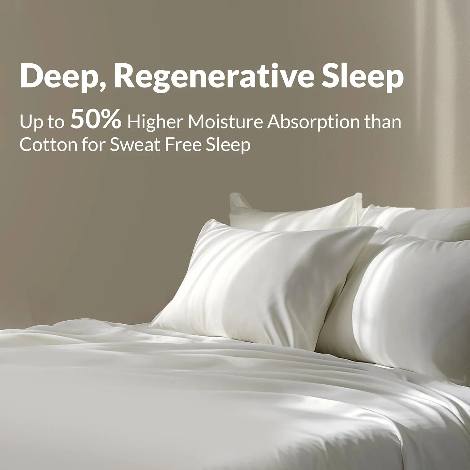 100% Cotton Percale Sheets King Size - Cool & Crisp Hotel Feeling, Breathable, Softer After Each Wash, Fitted Sheets with Deep Pockets, Double-Elastic & Corner Straps, Z-Hem Luxury Stitching
