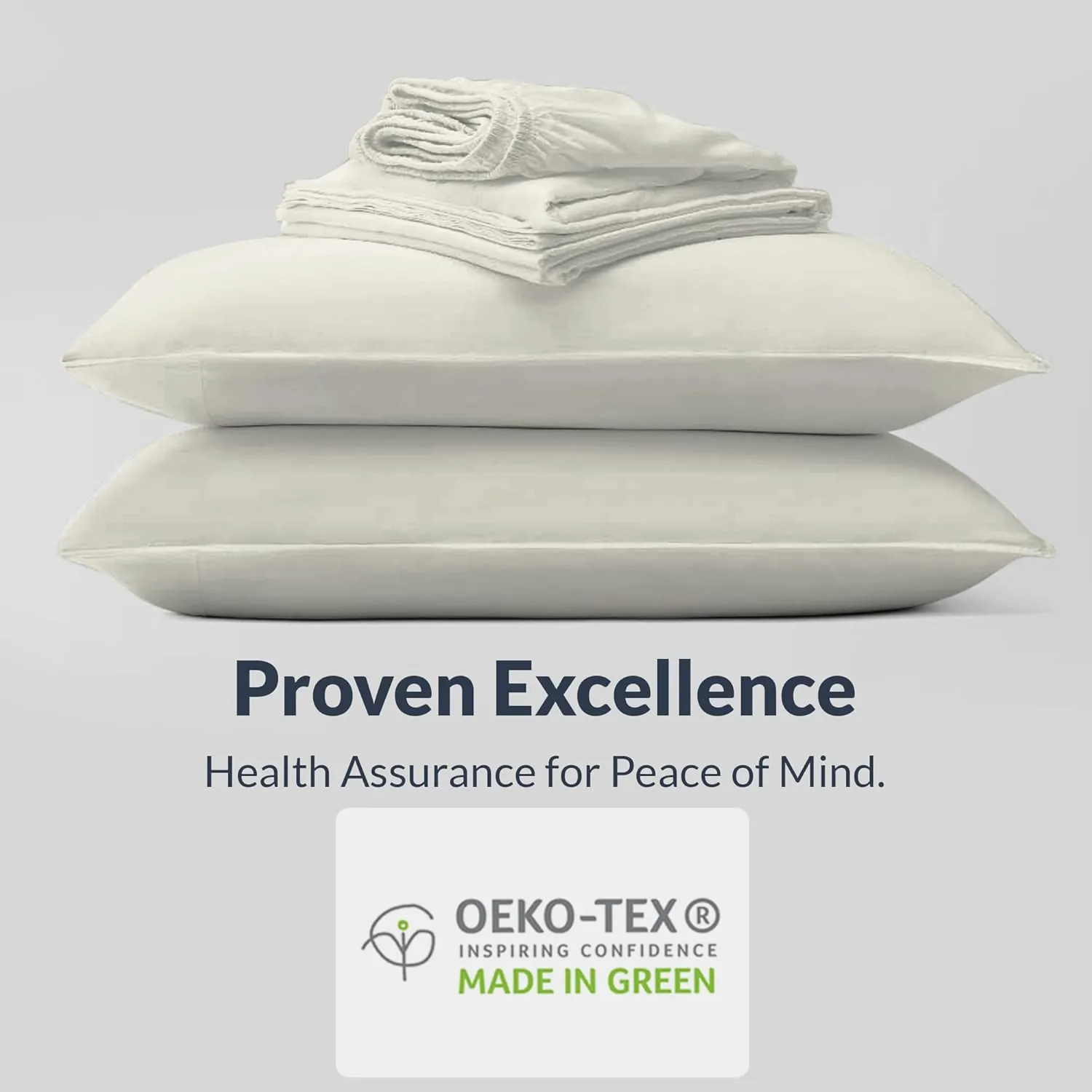 100% Cotton Percale Sheets King Size - Cool & Crisp Hotel Feeling, Breathable, Softer After Each Wash, Fitted Sheets with Deep Pockets, Double-Elastic & Corner Straps, Z-Hem Luxury Stitching