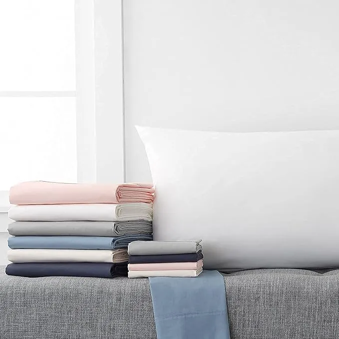 100% Pima Cotton 800 TC 4-Piece Top Split Head California King Sheets for Adjustable Beds, Designed for Sleep Number Beds- 36'' Split from The Top, 15" Deep Pocket Fit - Burgundy