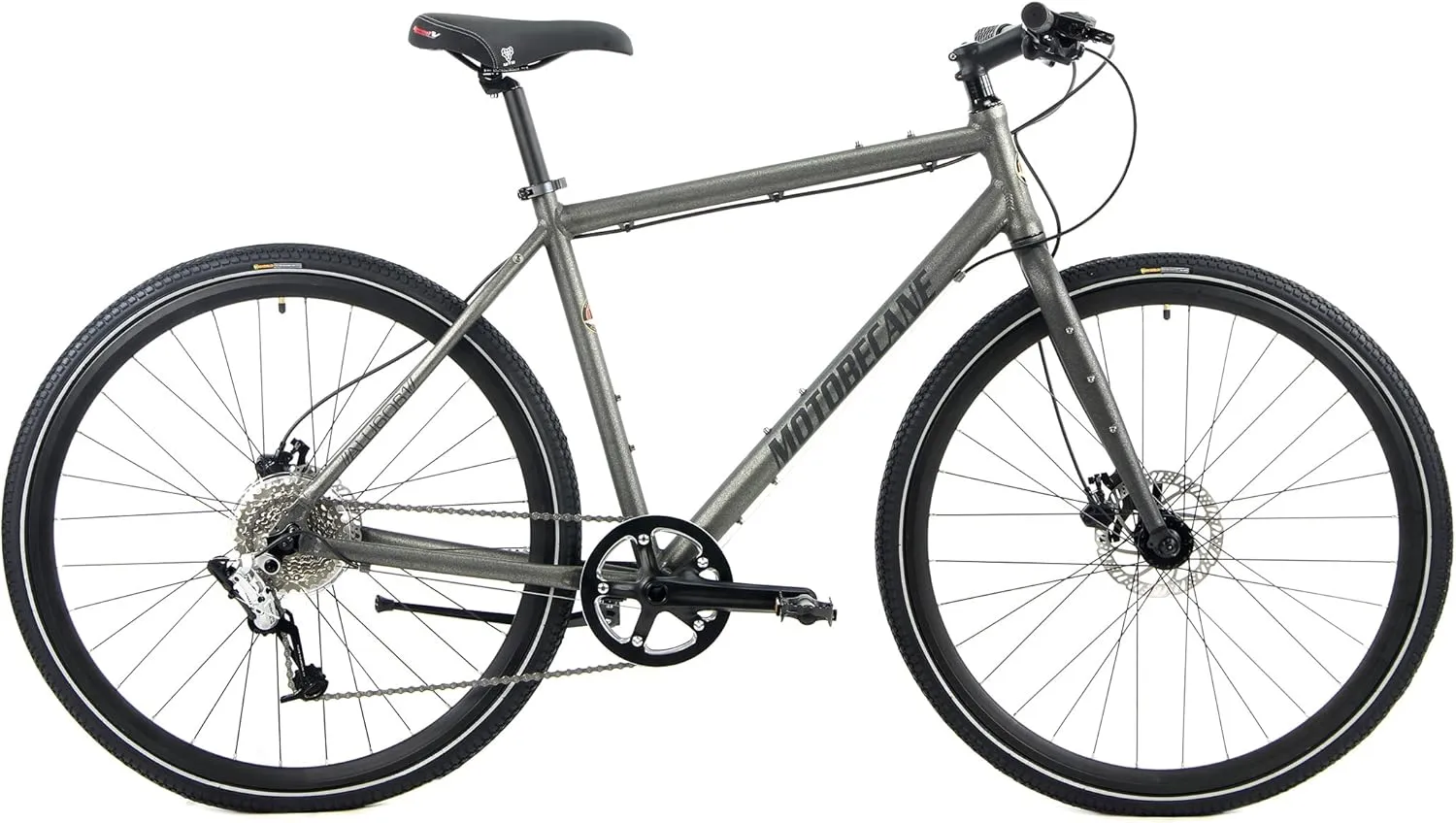 2021 Strada Express X4 Flat Bar Super Commuter Road Touring Bike (Super Dark Gray, 20 inch Fits Most 5'9" to 5'11)