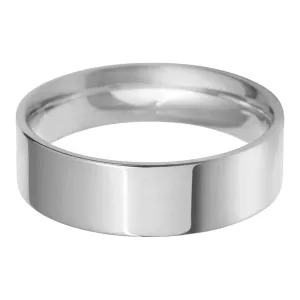6mm Flat Court lightweight Wedding Ring