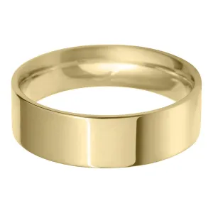 7mm Flat Court Lightweight Wedding Ring