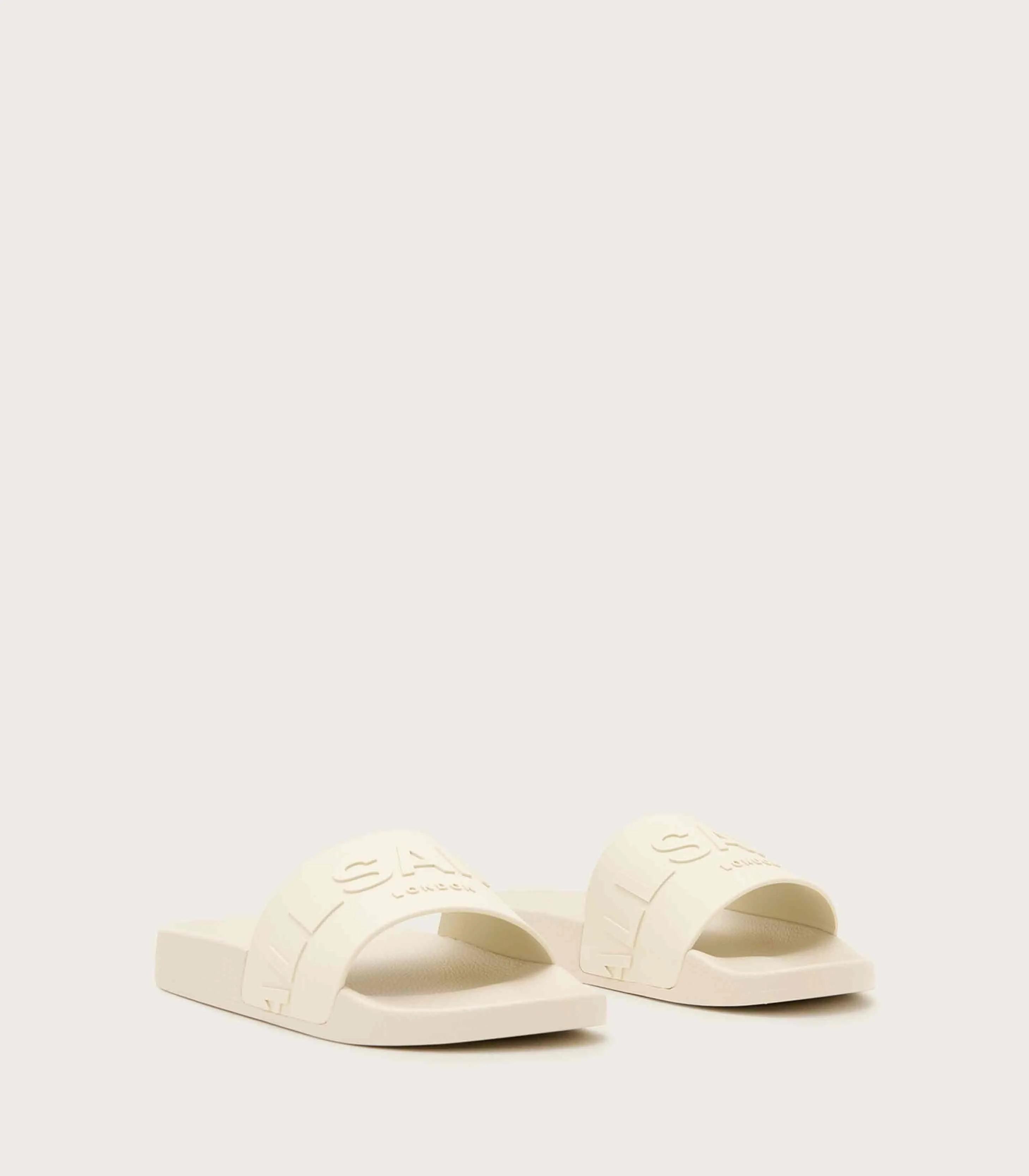AllSaints - Biggy Slip On Logo Sliders