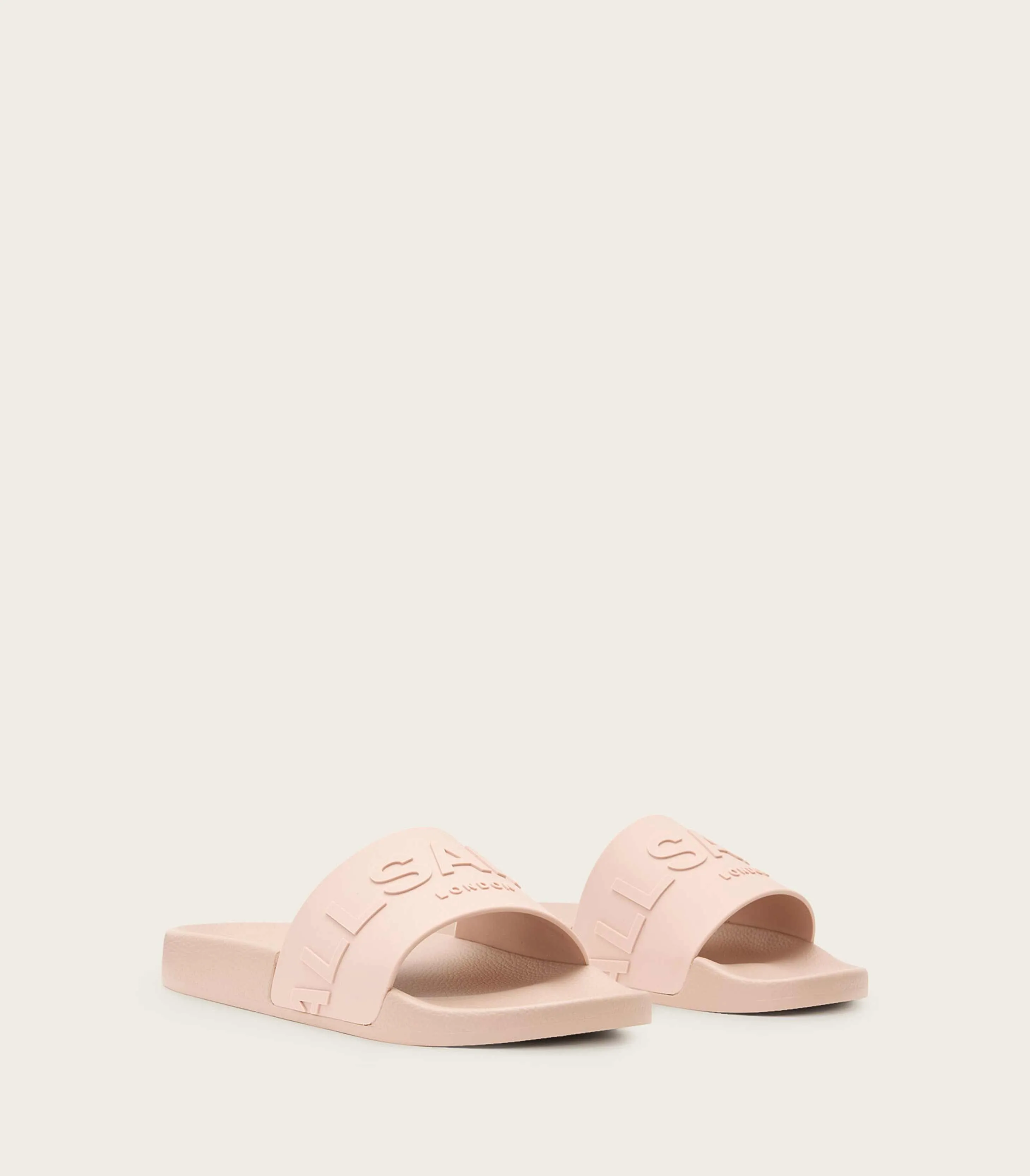 AllSaints - Biggy Slip On Logo Sliders