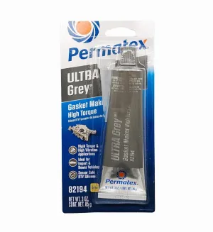 Amazing Auto Parts - 82194 Ultra Grey Rigid High-Torque RTV Silicone Gasket Maker, 3 Ounce (2)