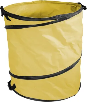 Amazing Rake Pop-Up Leaf Bags — 40-Gallon Heavy Duty Yard Waste Bags, Garden Leaf Bag Holder, Lightweight Collapsible Yard Waste Bin, Reusable Lawn, Garden Bags & Yard Waste Container (Yellow)