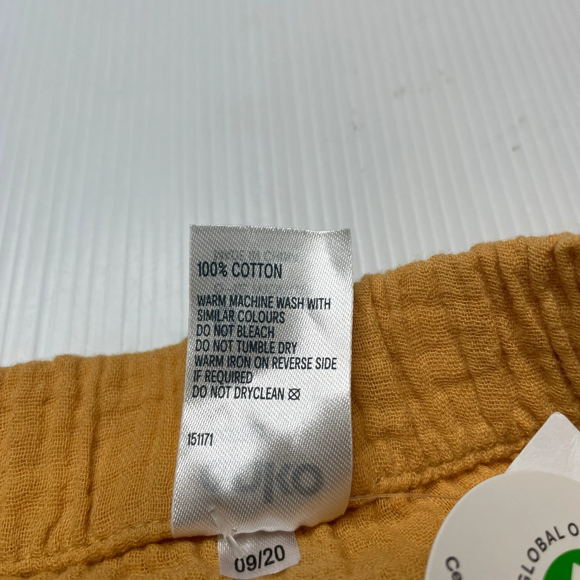 Anko lightweight crinkle cotton pants / bottoms, size 0, BNWT