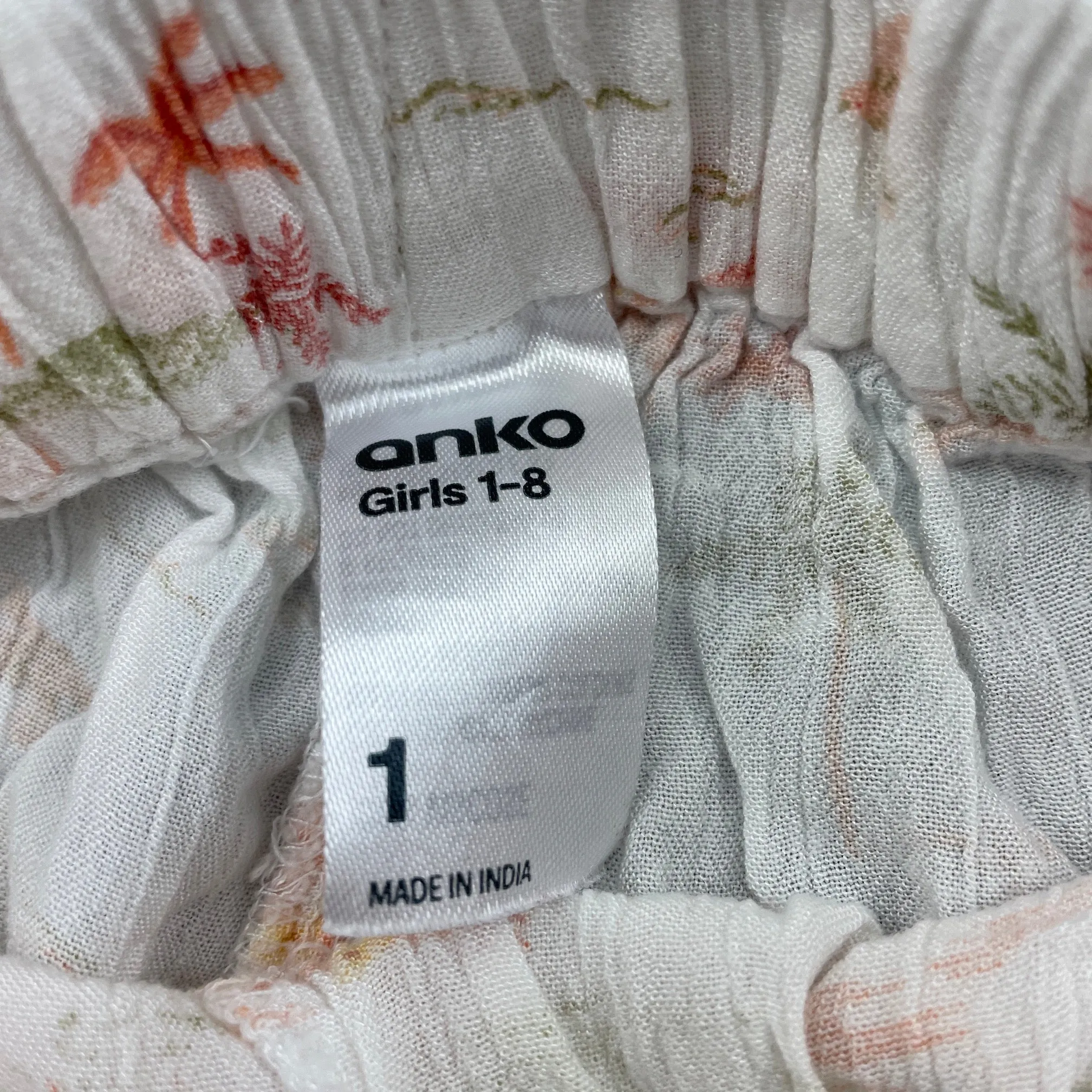 Anko lightweight shorts, elasticated, size 1, Pre-loved