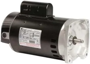 AO Smith/Century Electric PSC, Up-Rated, Single-Speed, Switchless, 2.5HP, 3450RPM, 230V, 11.5 AMPS, 1.04SERVICE Factor, Square Flange