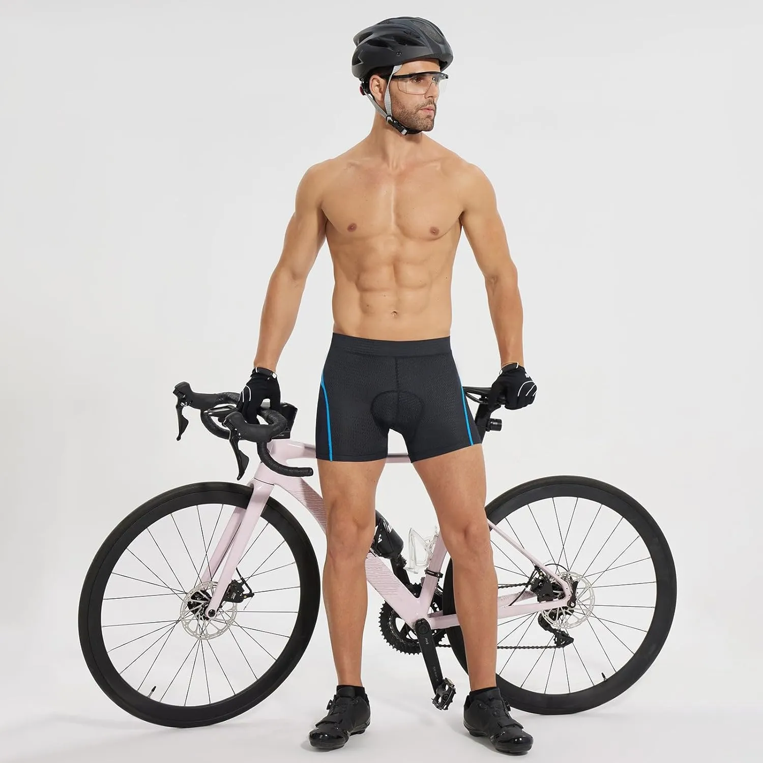 baleaf Men's 4D Padded Bike Shorts Cycling Underwear with Padding Road Biking MTB Liner Shorts Bicycle Gear
