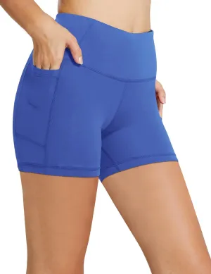 baleaf Women's 8"/ 5"/ 3" Biker Shorts High Waist Yoga Workout Gym Running Volleyball Spandex Shorts with Pockets