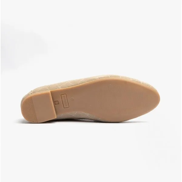 Barbour ESME Womens Loafers Beige Suede