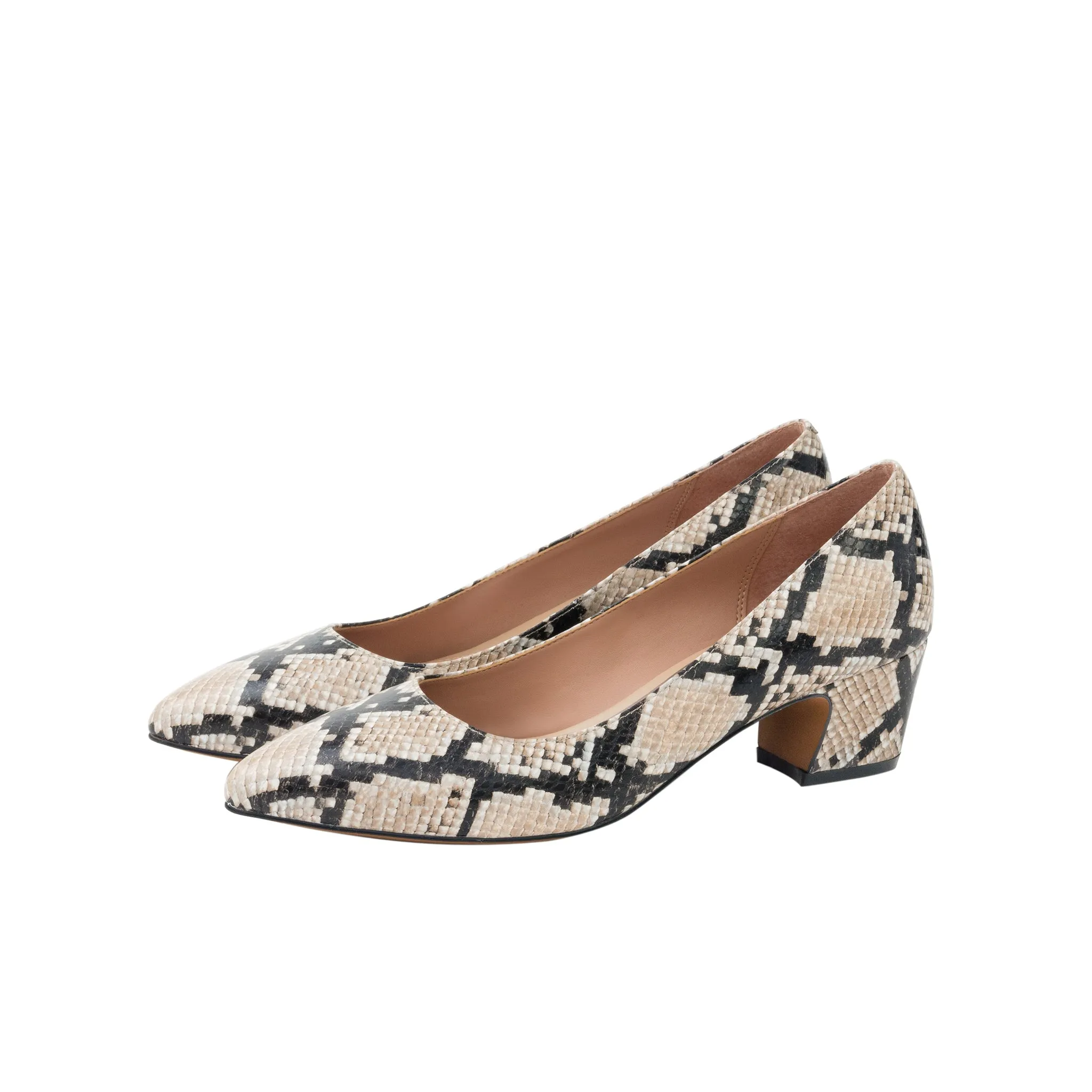 BARDOT II | Low Cuban Heel Pumps