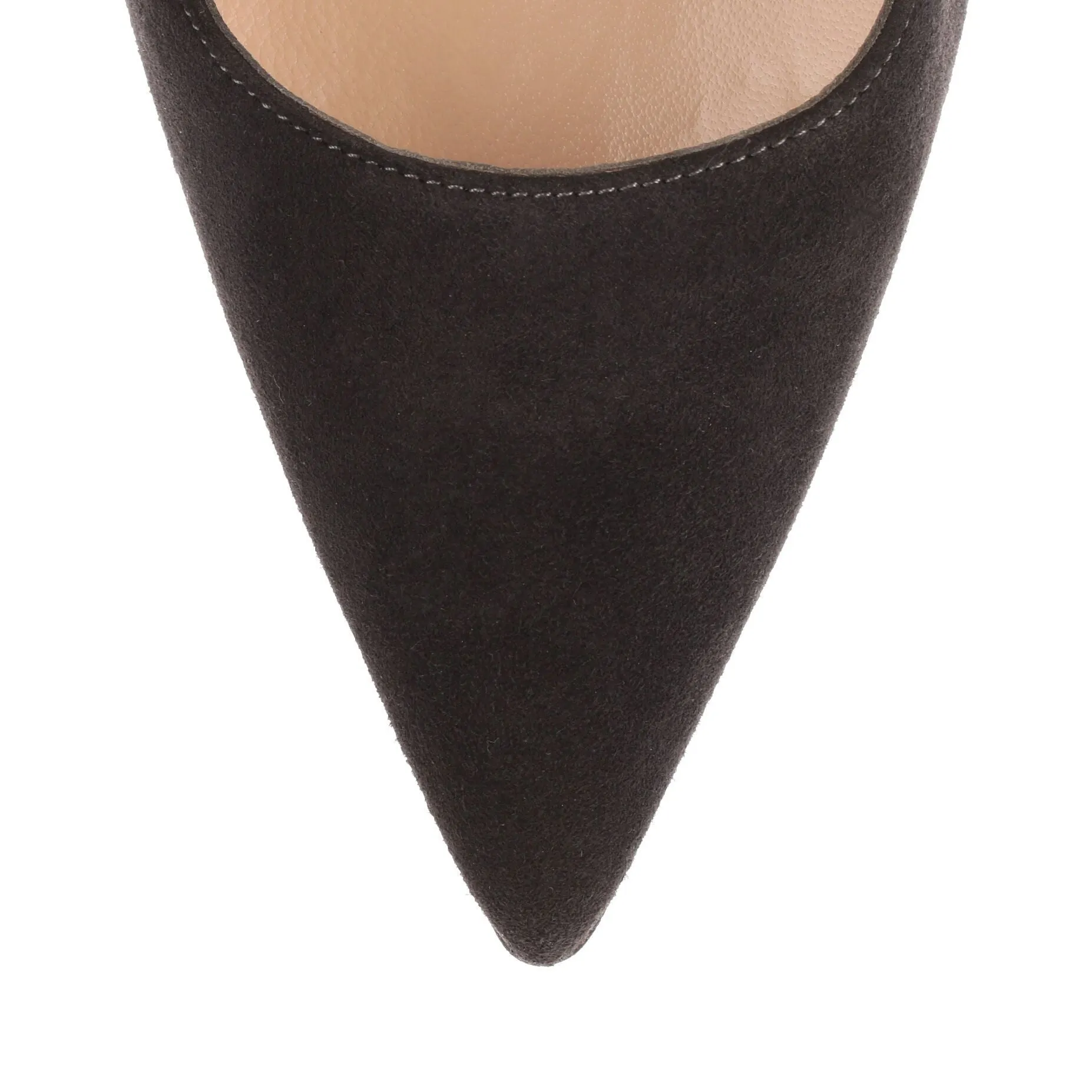 BB105 grey suede pumps