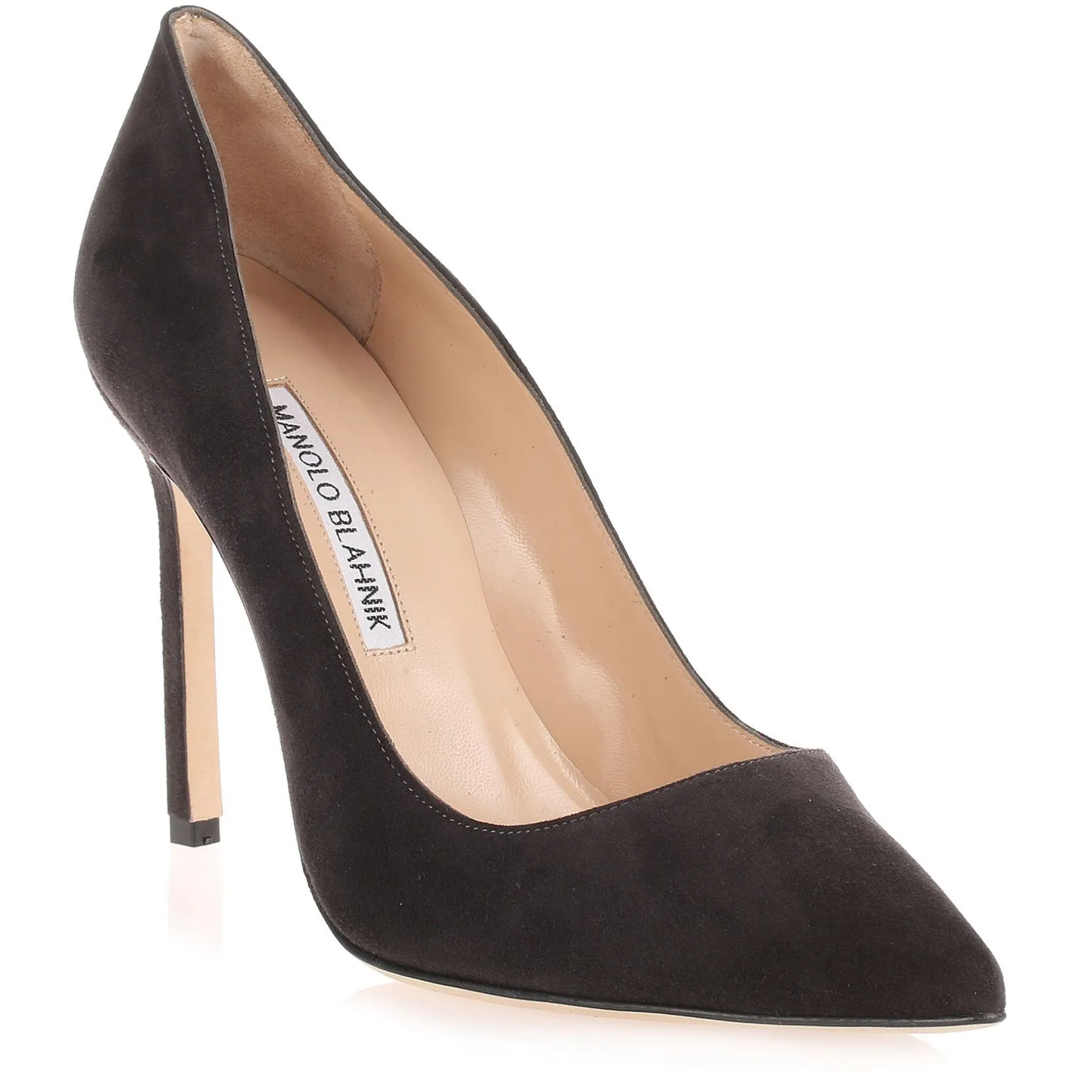 BB105 grey suede pumps
