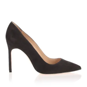 BB105 grey suede pumps