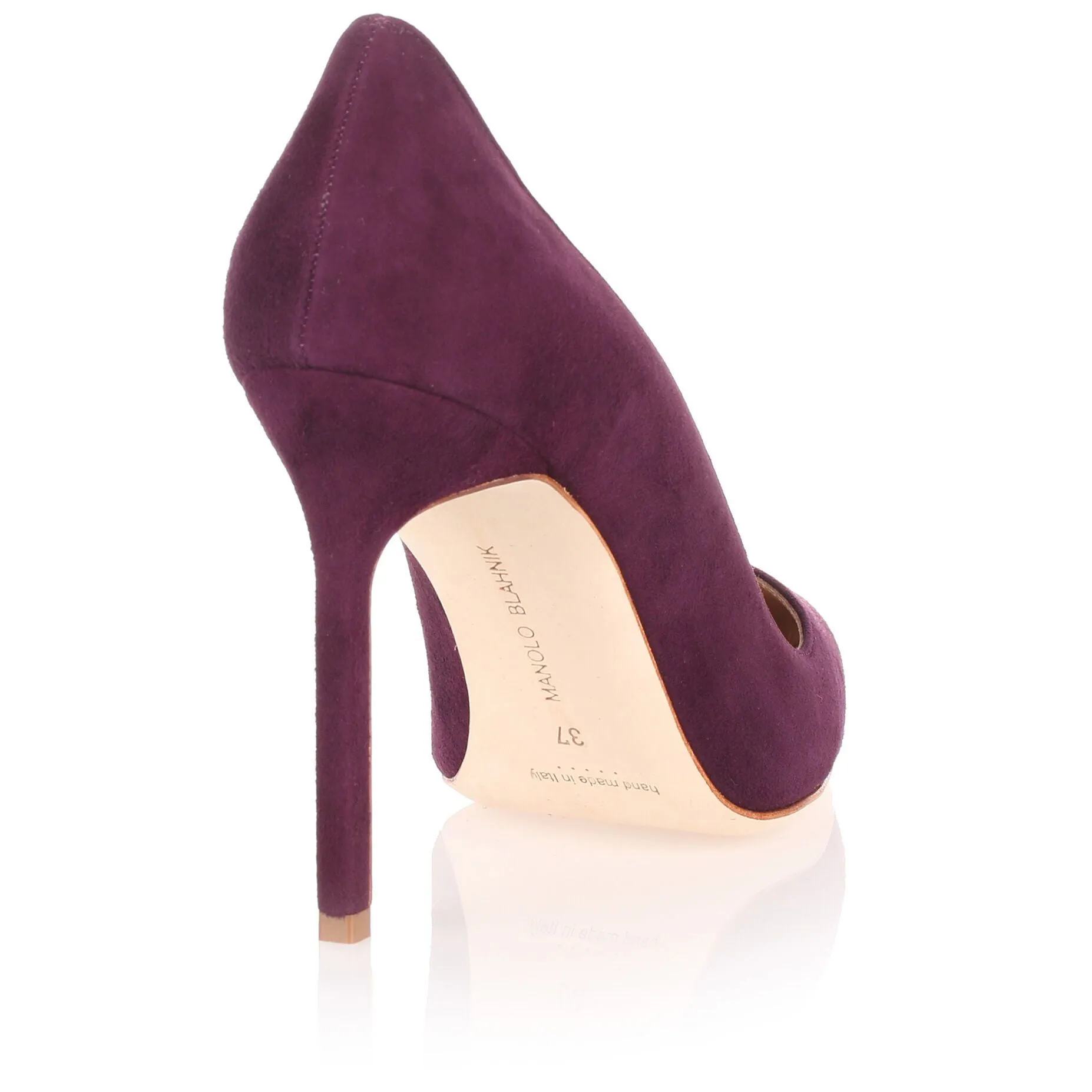 BB105 Purple suede pumps