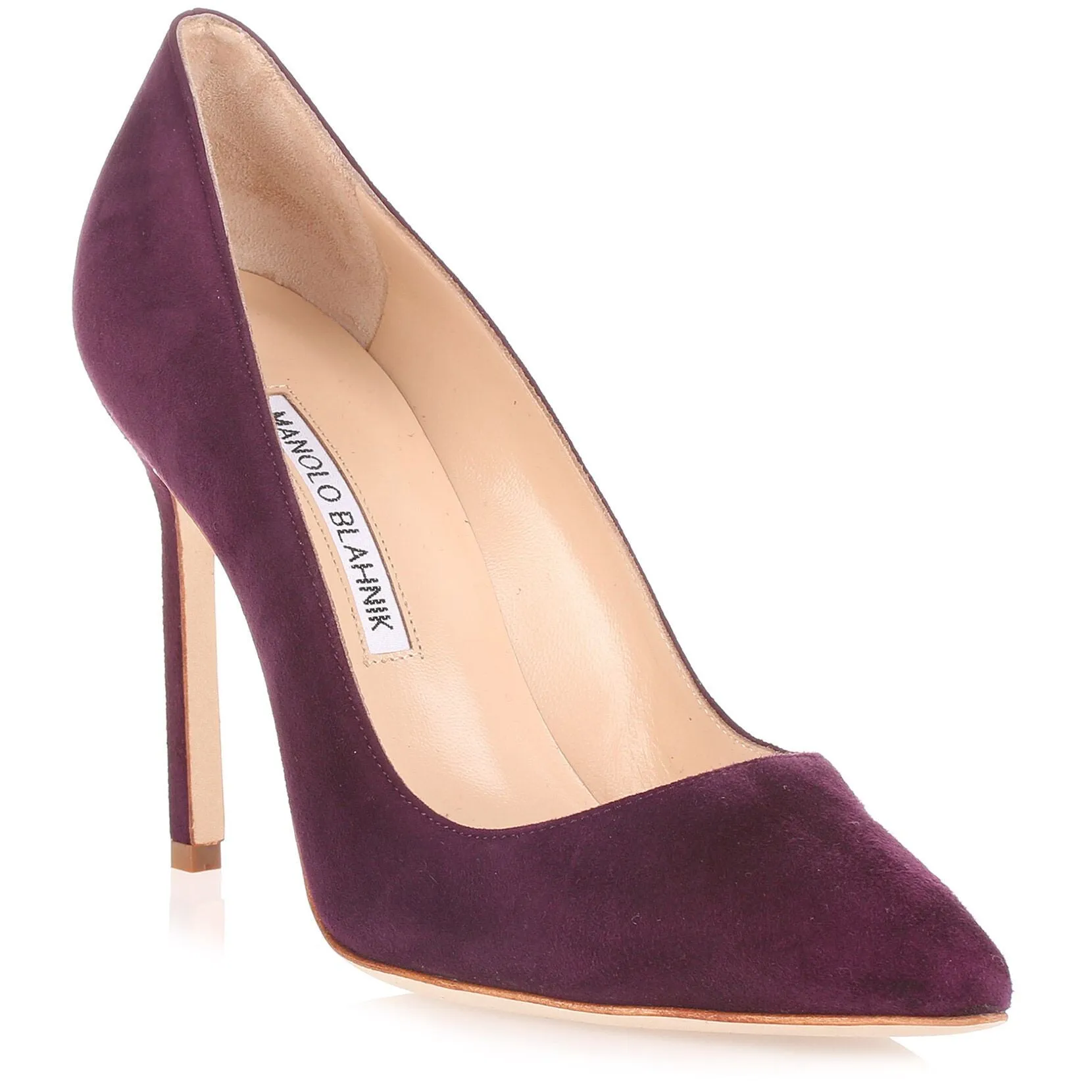 BB105 Purple suede pumps