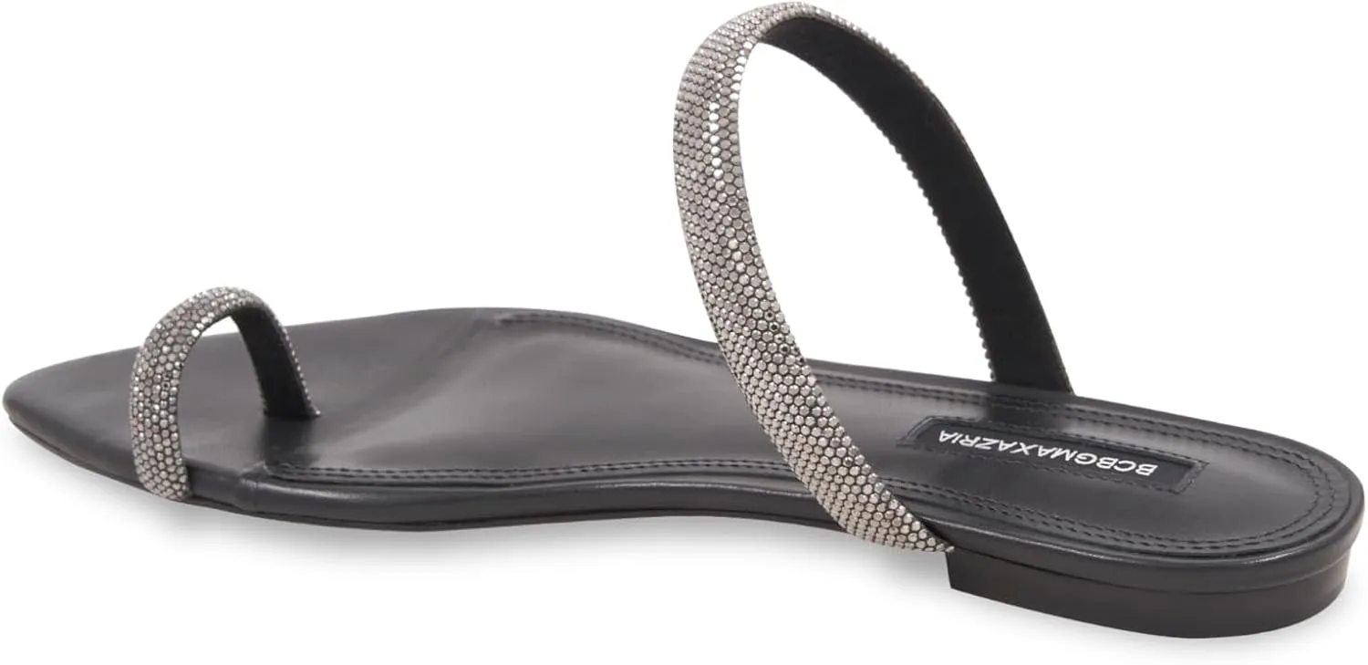 BCBGMAXAZRIA Women's Glam Flat Sandal