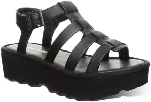BEARPAW Women's High Seas Black Sandal Size 7