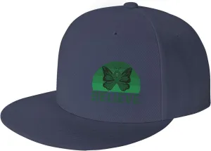 Believe Liver Cancer Awareness Green Ribbon Fashion Flat Cap Adujstable Men Women Baseball Caps Outdoor