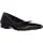 Bella Vita Women's Vivien Flat,Black Leather,US 5 M