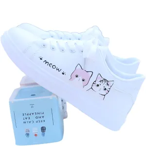 Breathable Flat Sneakers for Students