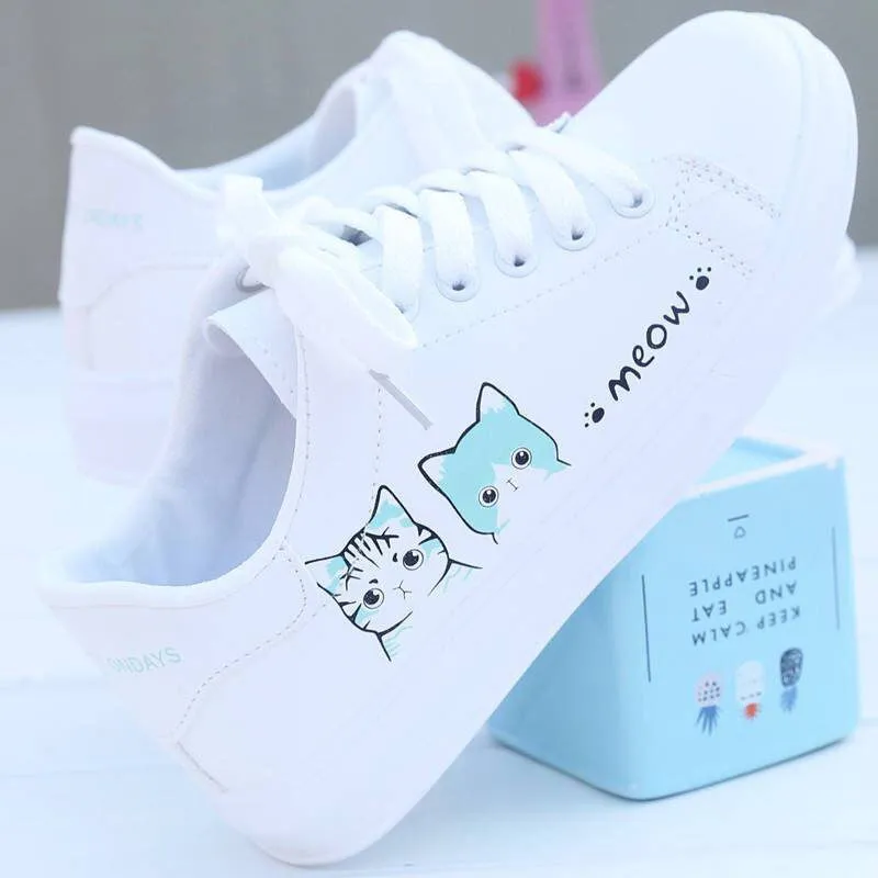 Breathable Flat Sneakers for Students