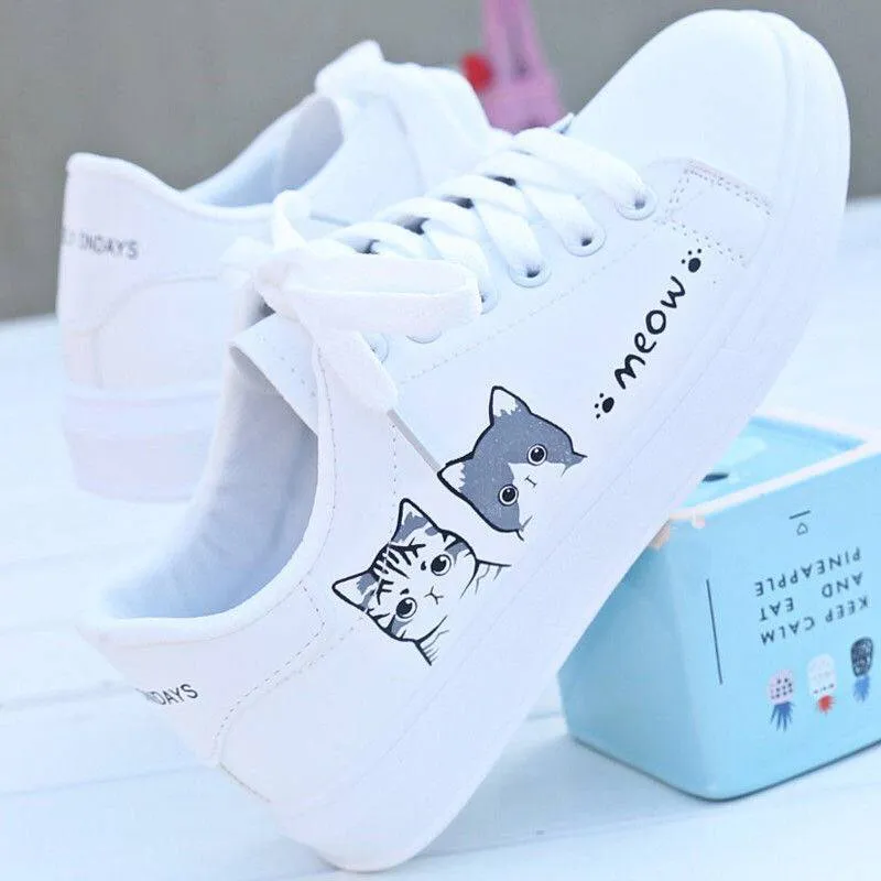 Breathable Flat Sneakers for Students
