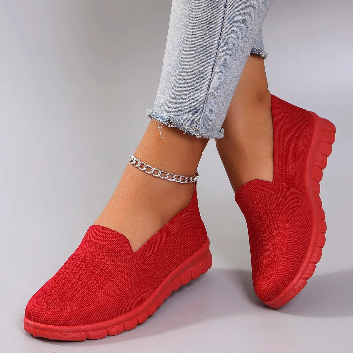 Breathable Lightweight No Lace Shoes