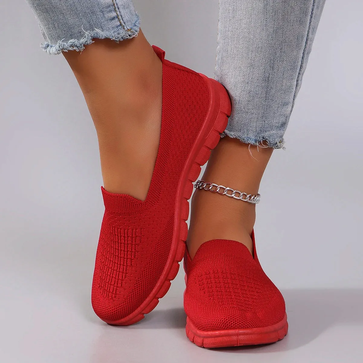 Breathable Lightweight No Lace Shoes