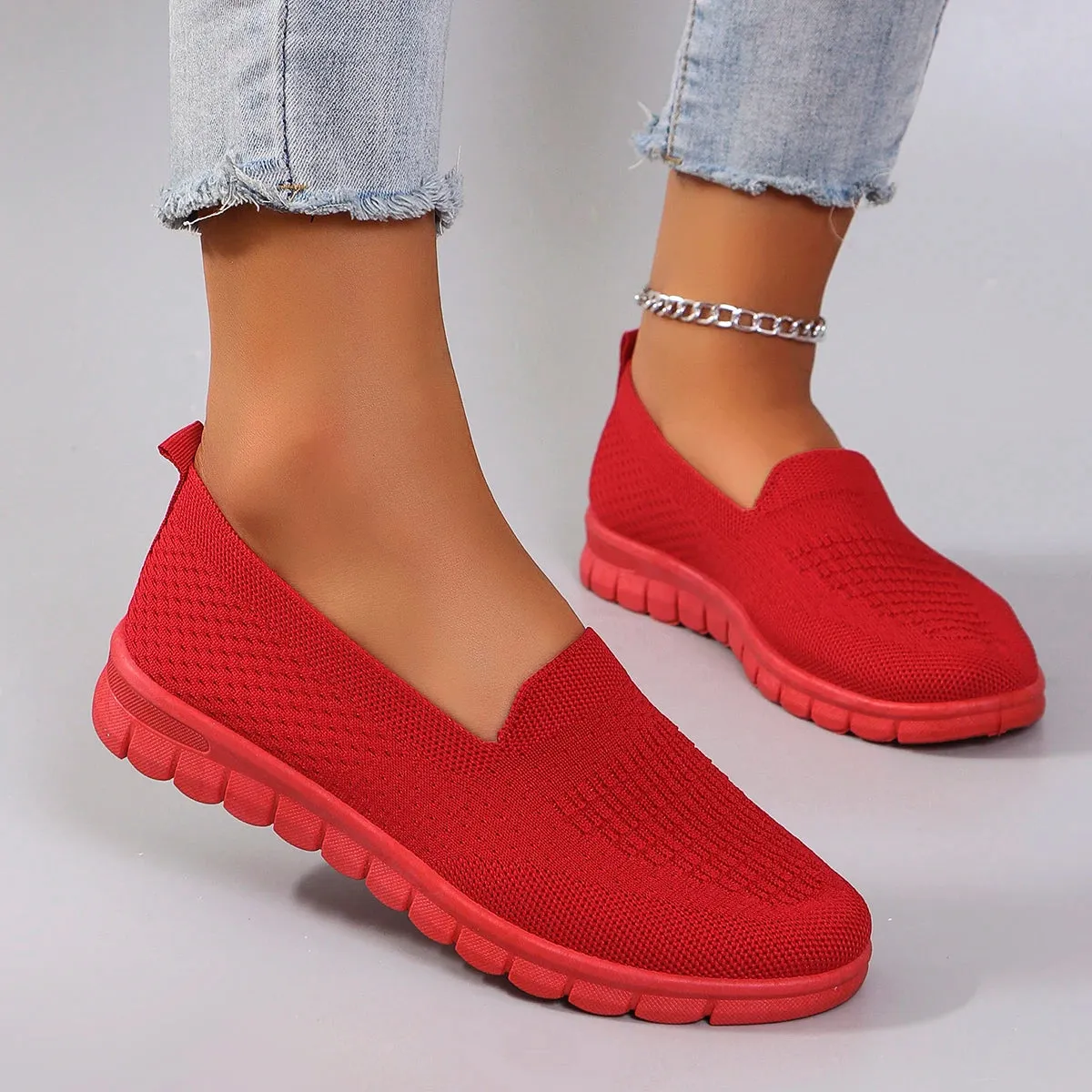 Breathable Lightweight No Lace Shoes