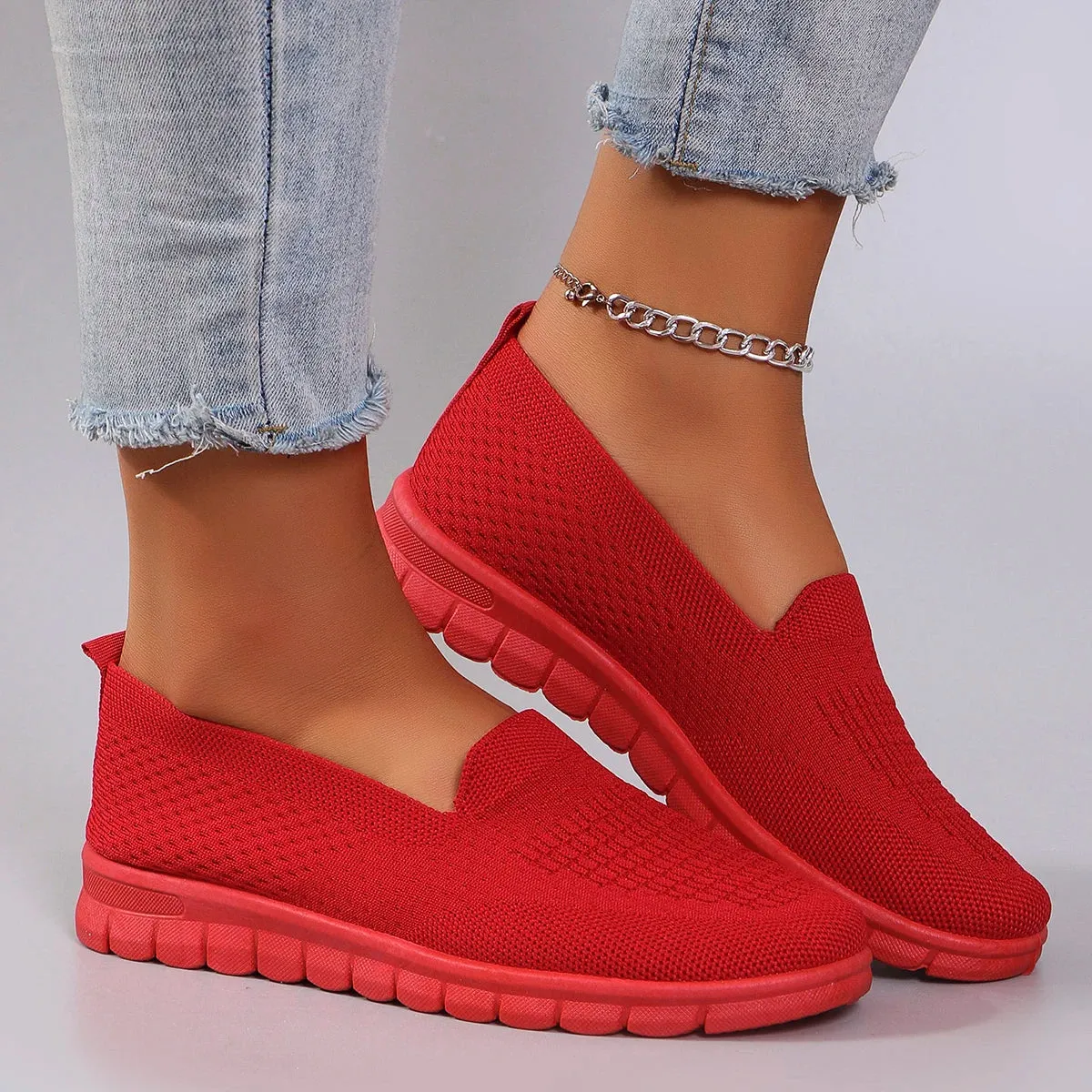 Breathable Lightweight No Lace Shoes