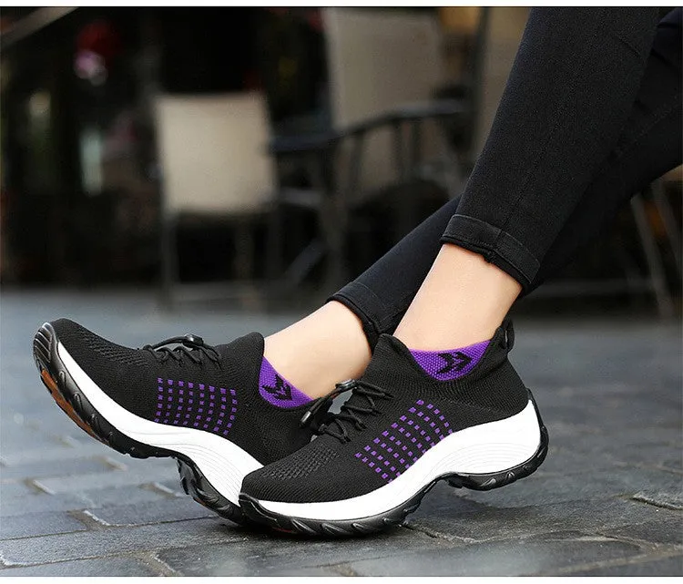 Breathable Mesh Socks Running Shoes