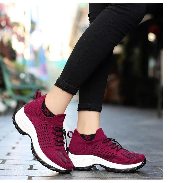 Breathable Mesh Socks Running Shoes