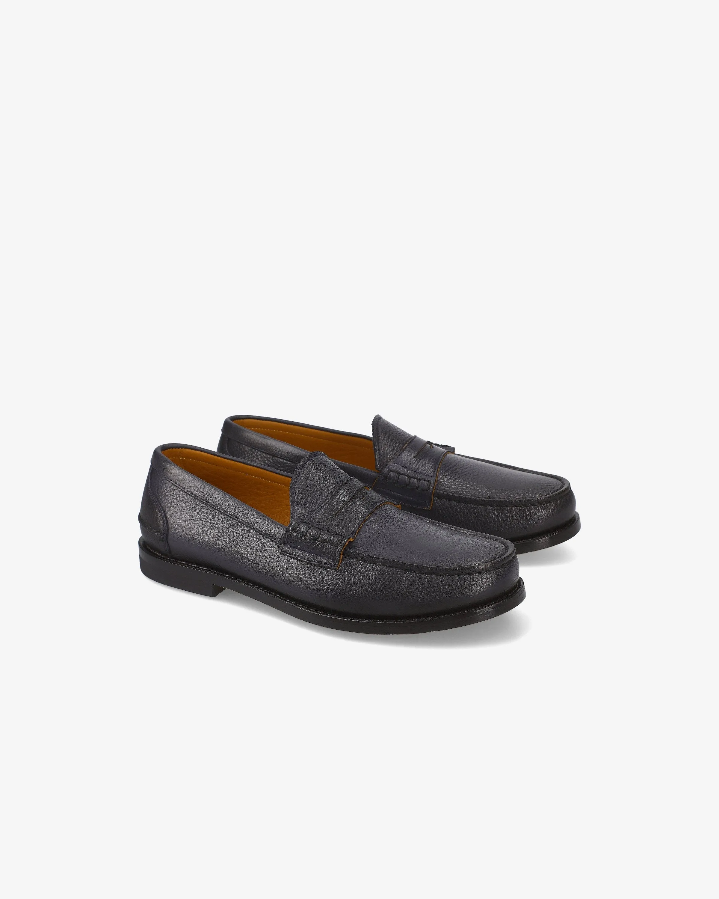Calfskin Leather Loafer with Leather Sole
