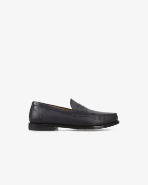 Calfskin Leather Loafer with Leather Sole