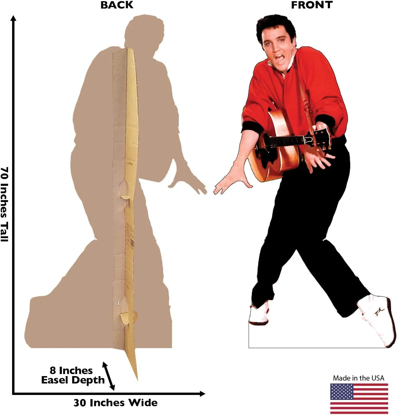 Cardboard People Elvis Presley Life Size Cardboard Cutout Standup