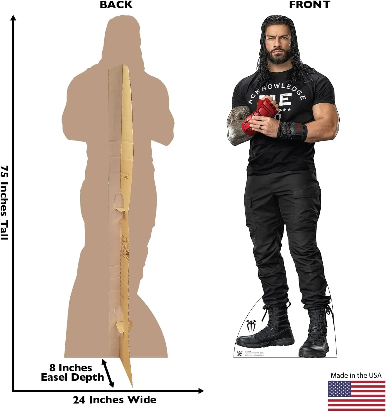 Cardboard People Roman Reigns Cardboard Cutout Standup - WWE Superstar