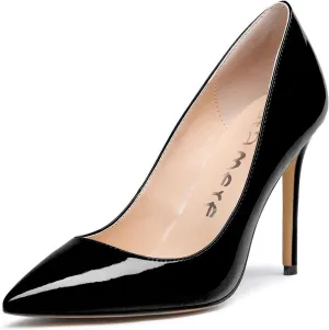 Castamere Womens High Heels Pointed-Toe Slip-on Stilettos Pumps 4Inch Heel Shoes