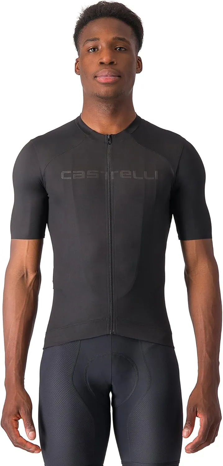 CASTELLI Men’s Prologo Lite Jersey, Lightweight Quarter Length Sleeve with Pockets for Road, Gravel Biking I Cycling