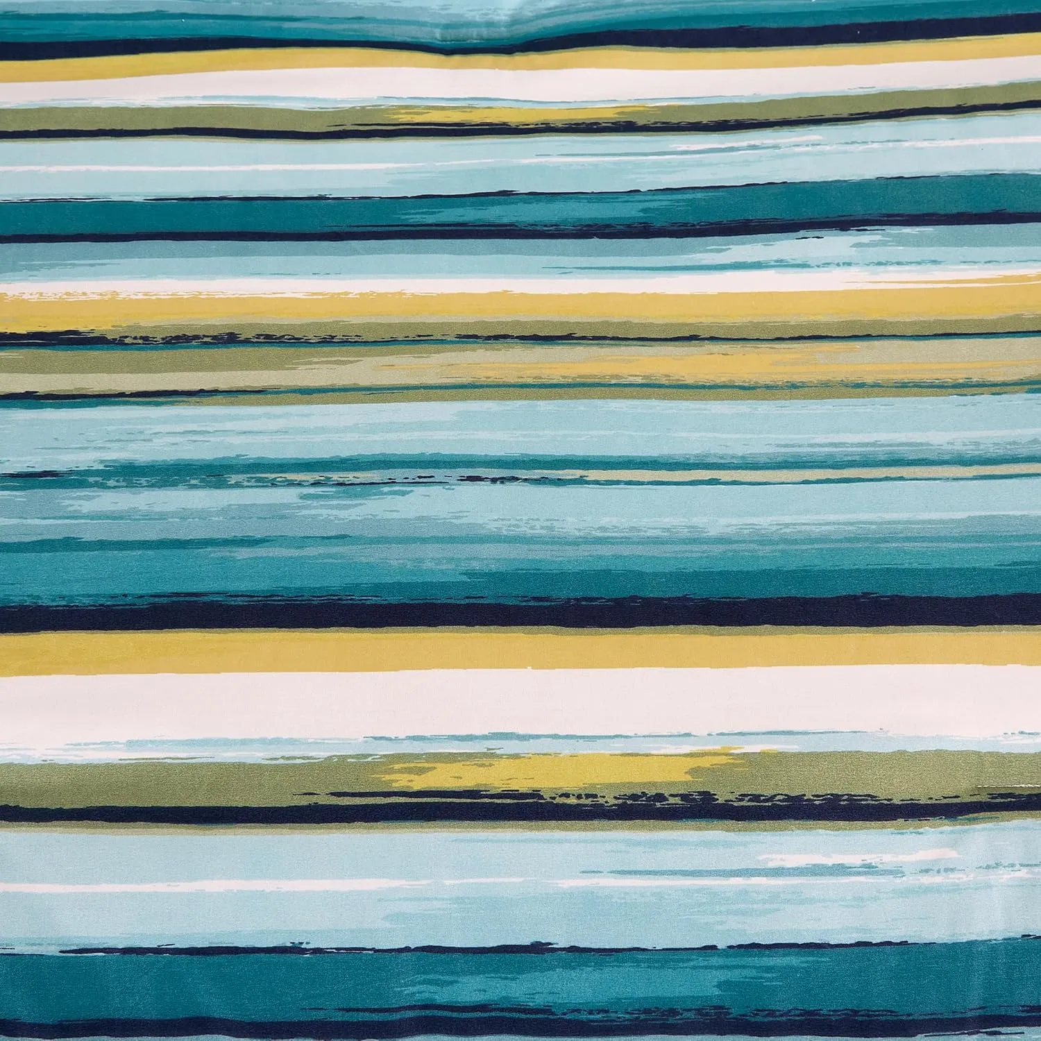 Chezmoi Collection Marvin 5-Piece Coastal Lodge Bed in a Bag Twin XL Comforter Set - Green Blue White Striped Printed Microfiber Bedding Set