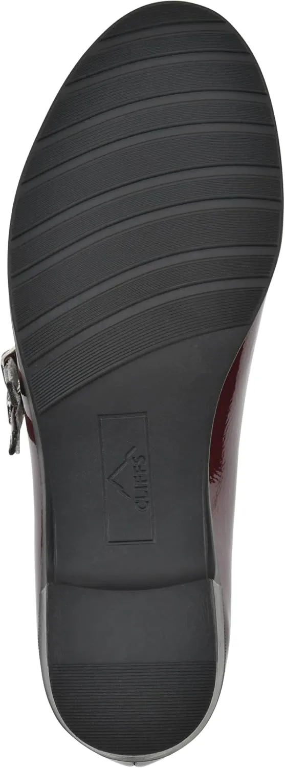 CLIFFS BY WHITE MOUNTAIN Women's Hunta Cushioned Double-Strap Mary Jane Pump