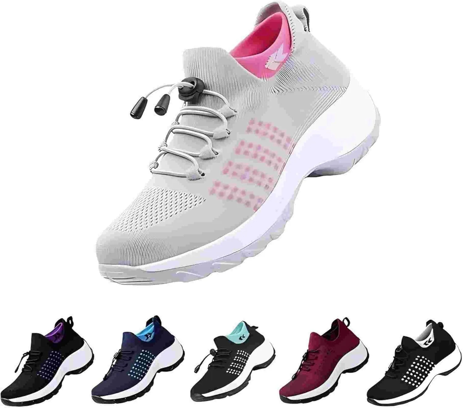 Comfort Orthowear Shoes for Women Streach Comfortwear Orthopedic Sneakers Ortho Breathable Shoes for Plantar Fasciitis