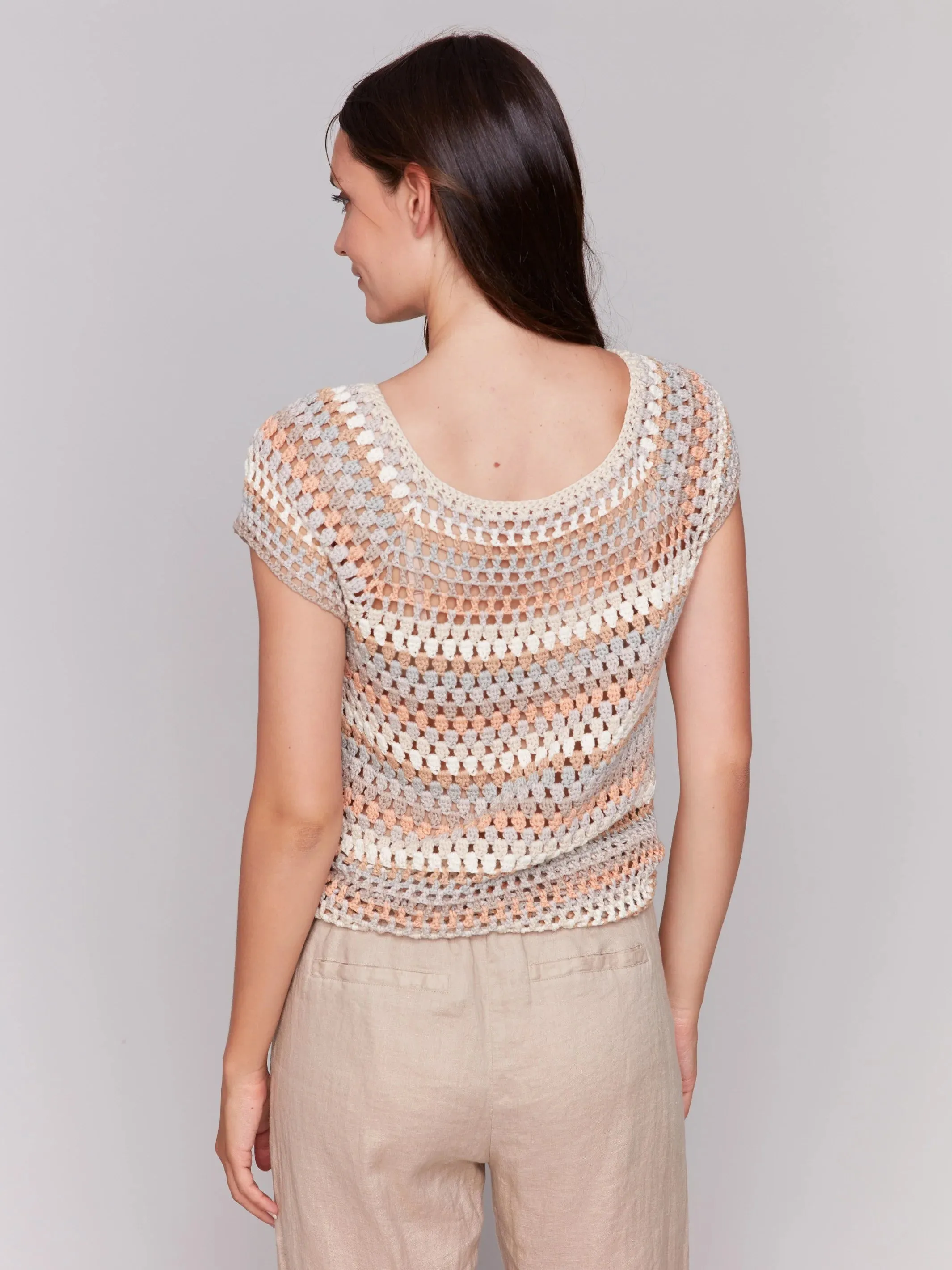 Crochet Cap Sleeve Top