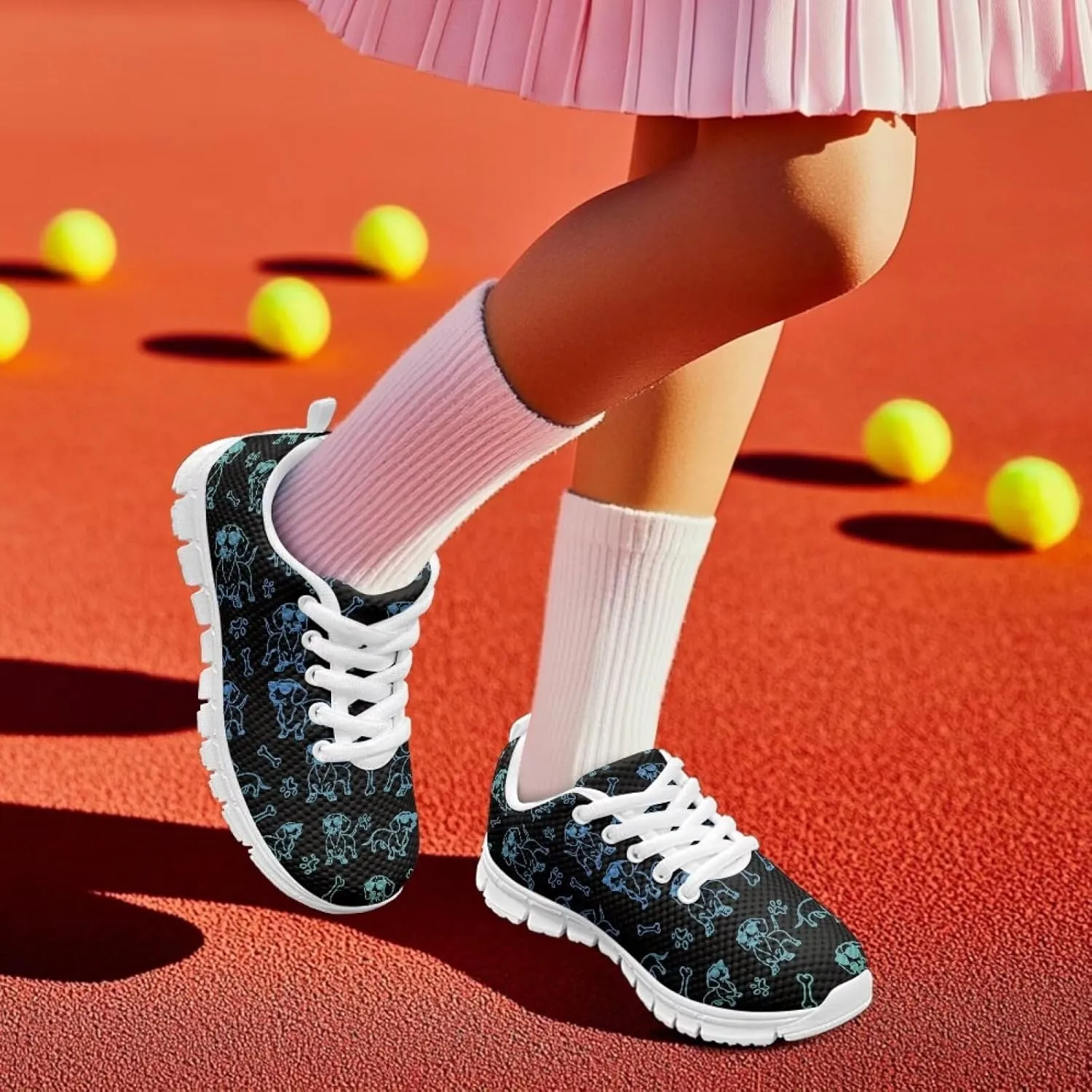 Cumagical Kids Casual Running Shoes Breathable Mesh Upper Lightweight Flexible for Everyday Wear