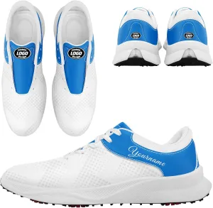 Custom Spikeless Golf Shoes for Men Women, Lightweight Breathable Golf Sneakers with Air-Outer, Customized for Teams