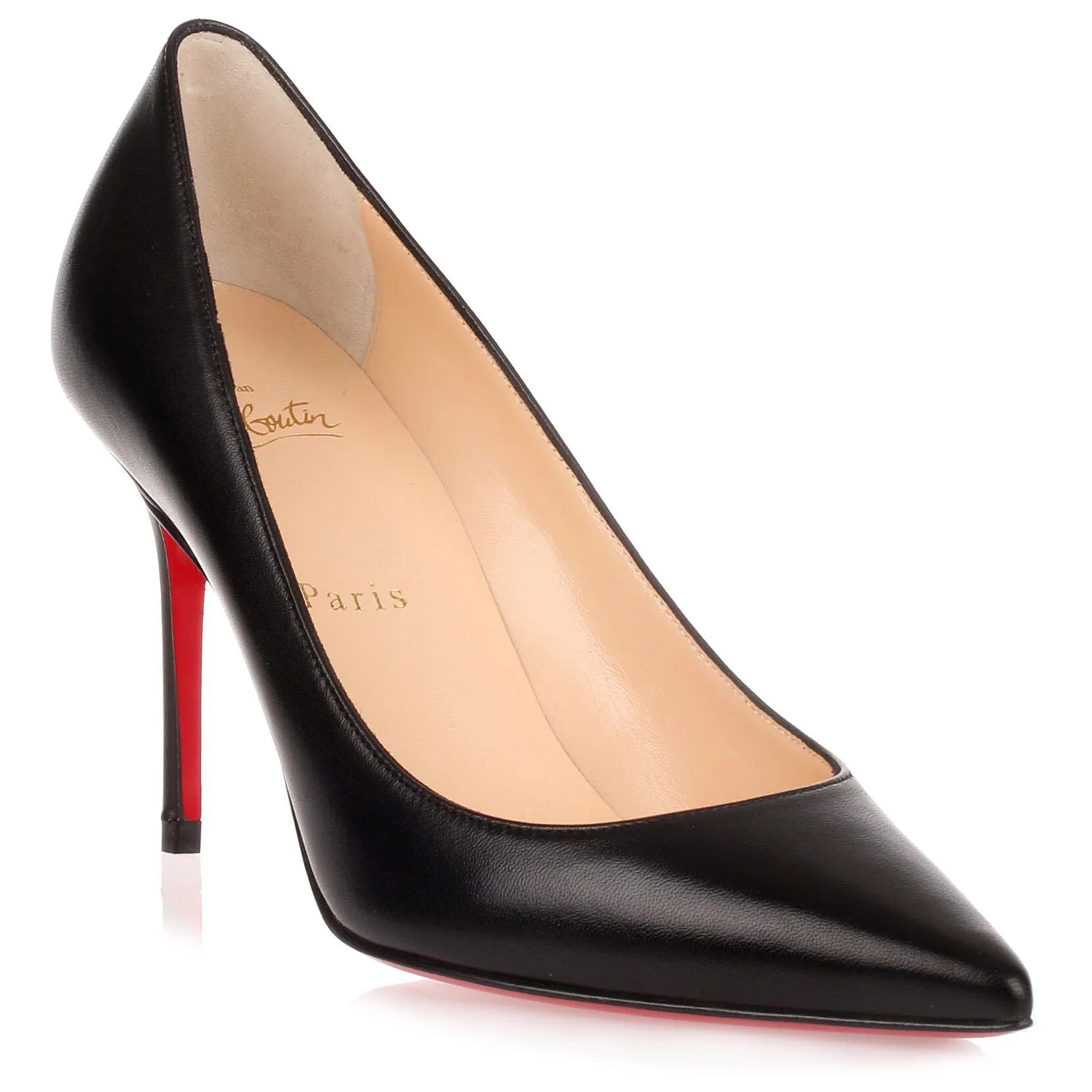 Decollete 554 85 black leather pump