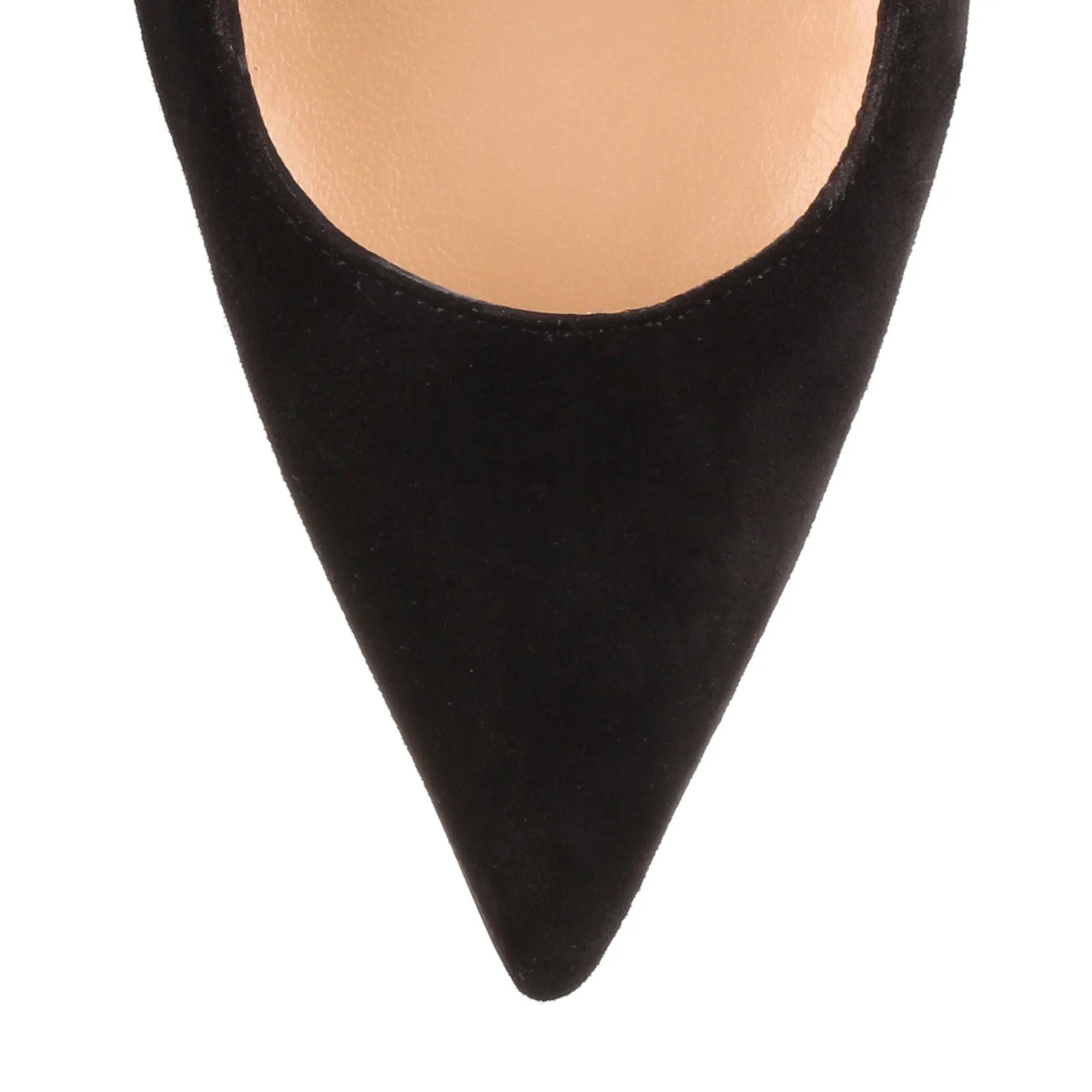 Decoltish 85 black suede pump