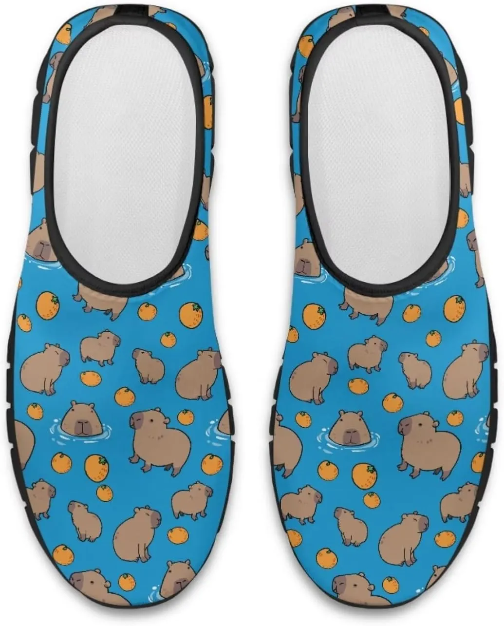 Dog Paw Print Casual Shoes for Women Slip On Low Top Flat Sneakers Breathable Mesh Footwear for Walking